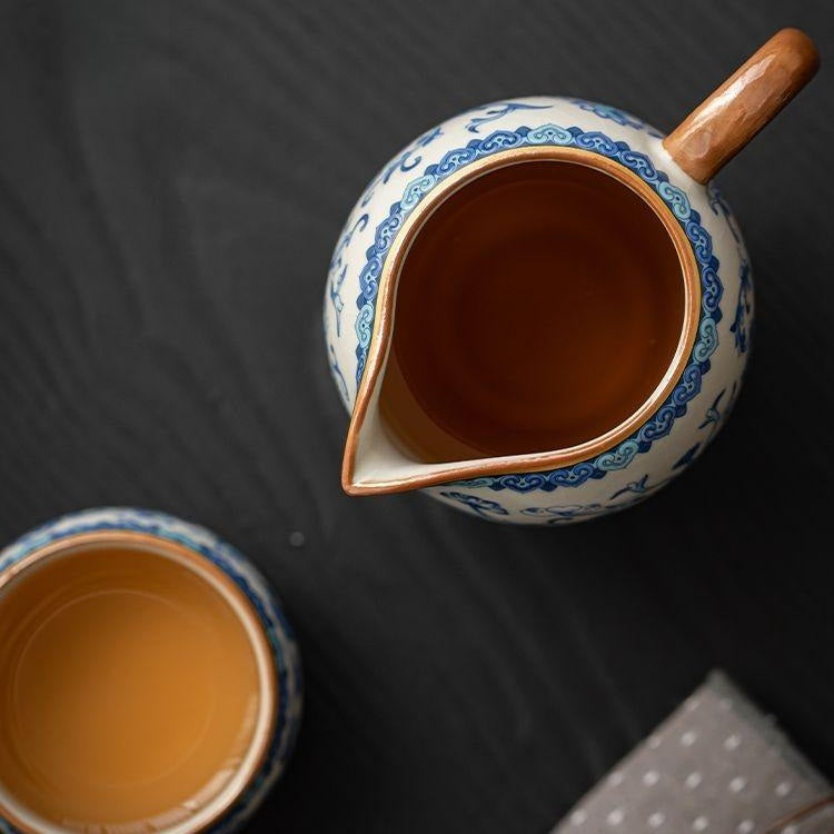 KOHGANE Korean Tea Ceremony Tea Set Cooling Bowl Ceramic - Tea Ritual Object - view 3
