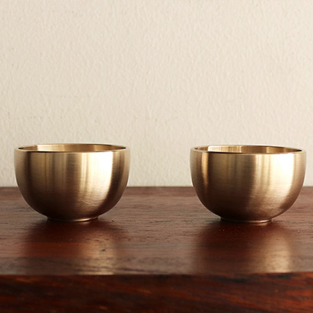 Notdam Bangjja Brass Moon Soju Cup Set of 2 - view 8