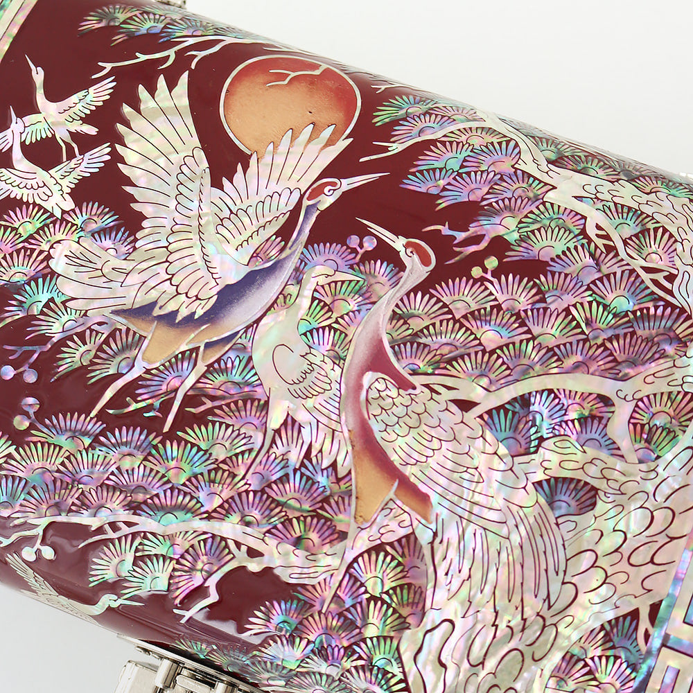 Najeon Mother-of-Pearl Jewelry Box - Crane 24cm - view 5