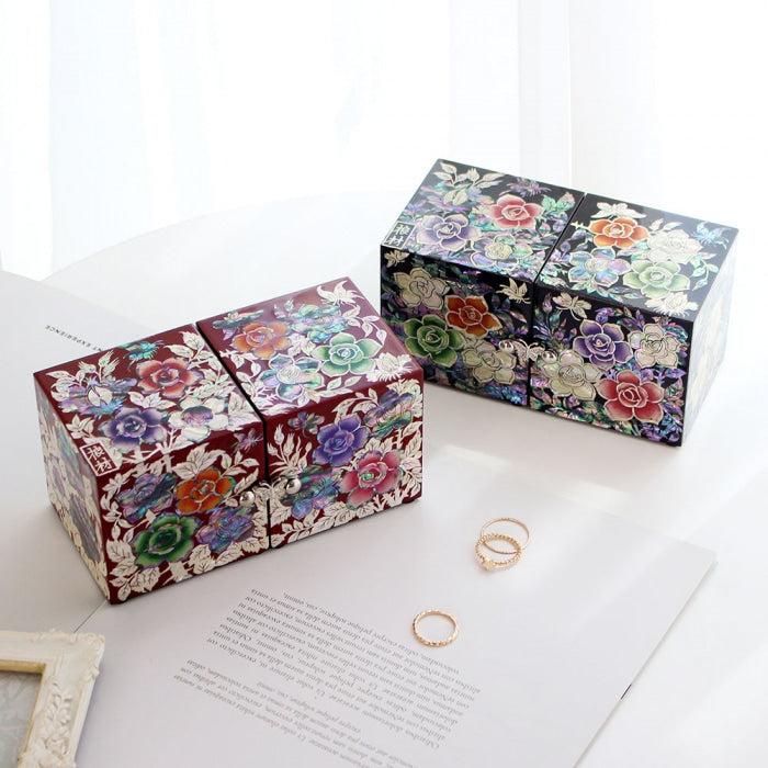 Najeon Mother-of-Pearl Twin-Lid Box