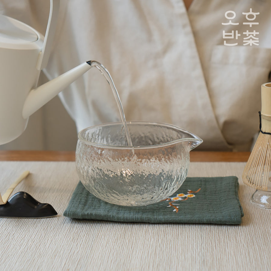 KOHGANE Korean Tea Ceremony Tea Bowl Tea Scoop Matcha Whisk - Tea Ritual Object - view 3