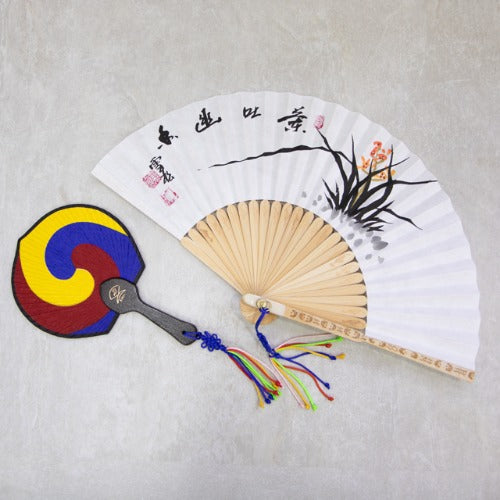 Korean Folding Fan - Gift Set