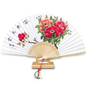 Korean Folding Fan - Grapevine - view 7