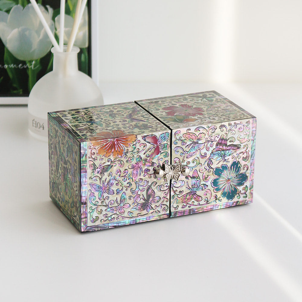 Najeon Mother-of-Pearl Jewelry Box - Butterfly - view 2
