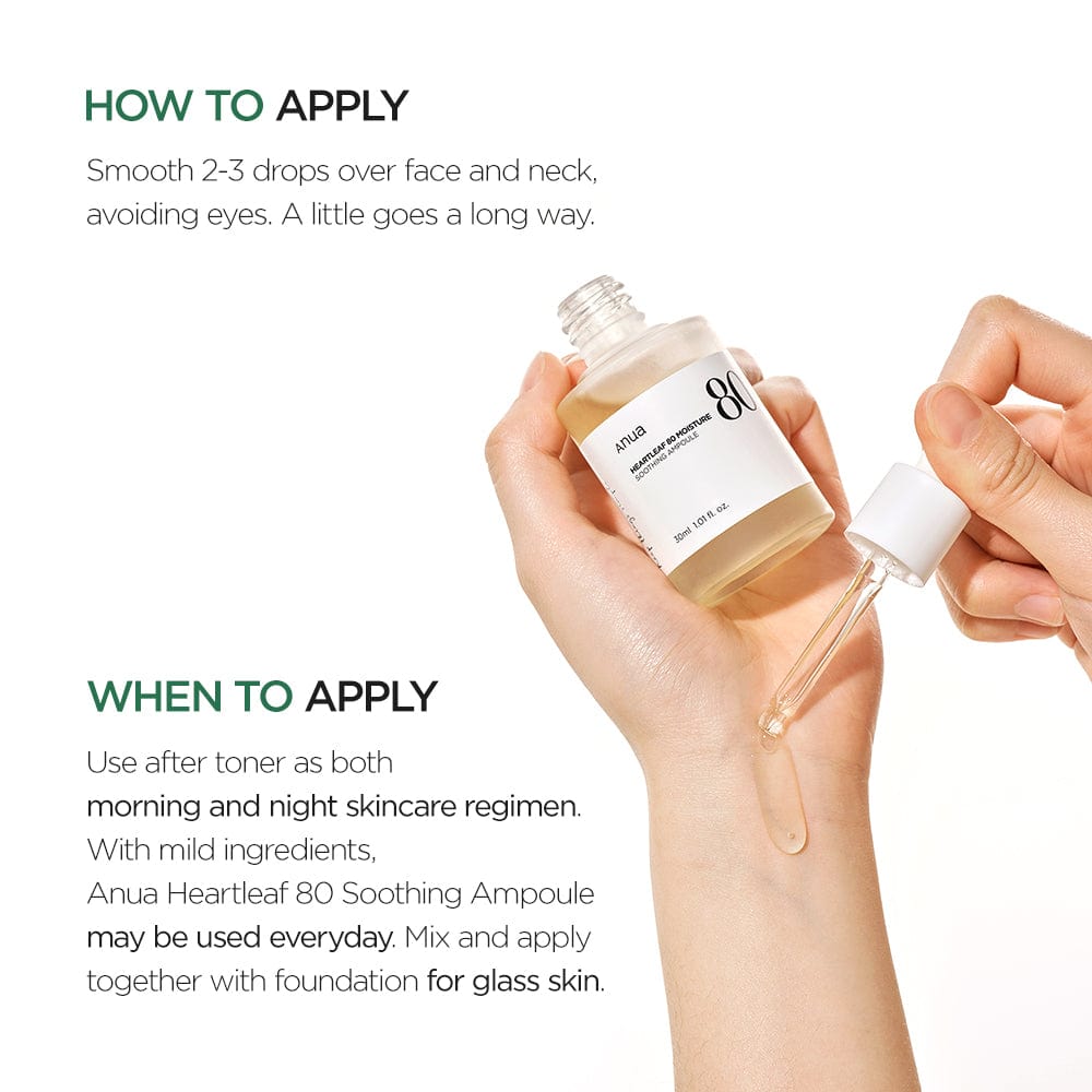 Anua Heartleaf 80% Moisture Soothing Ampoule - view 6