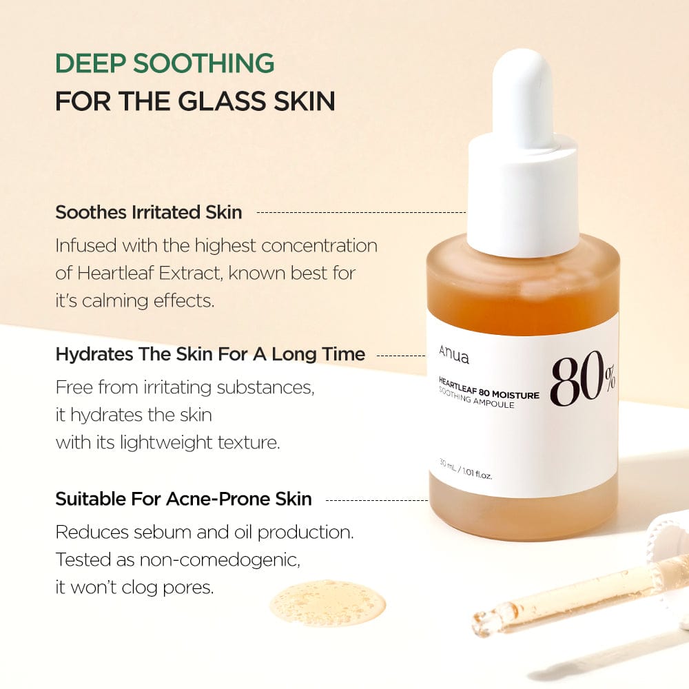 Anua Heartleaf 80% Moisture Soothing Ampoule - view 4