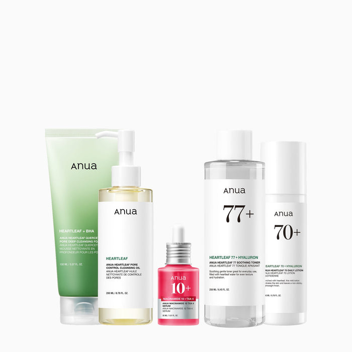 Anua 5-step Korean Skincare Set