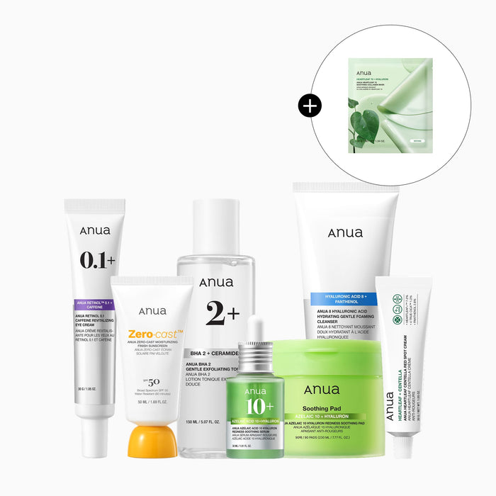 Anua 7-Day Breakout Care Routine Set