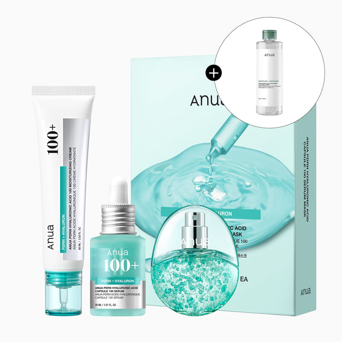 Anua PDRN 4-Step Glowy Skin Set