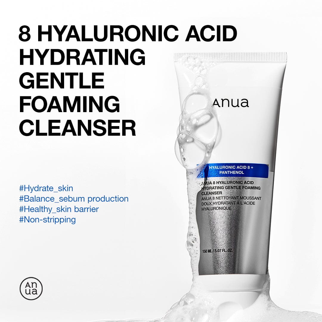 Anua 8 Hyaluronic Acid Hydrating Gentle Foaming Cleanser - view 2