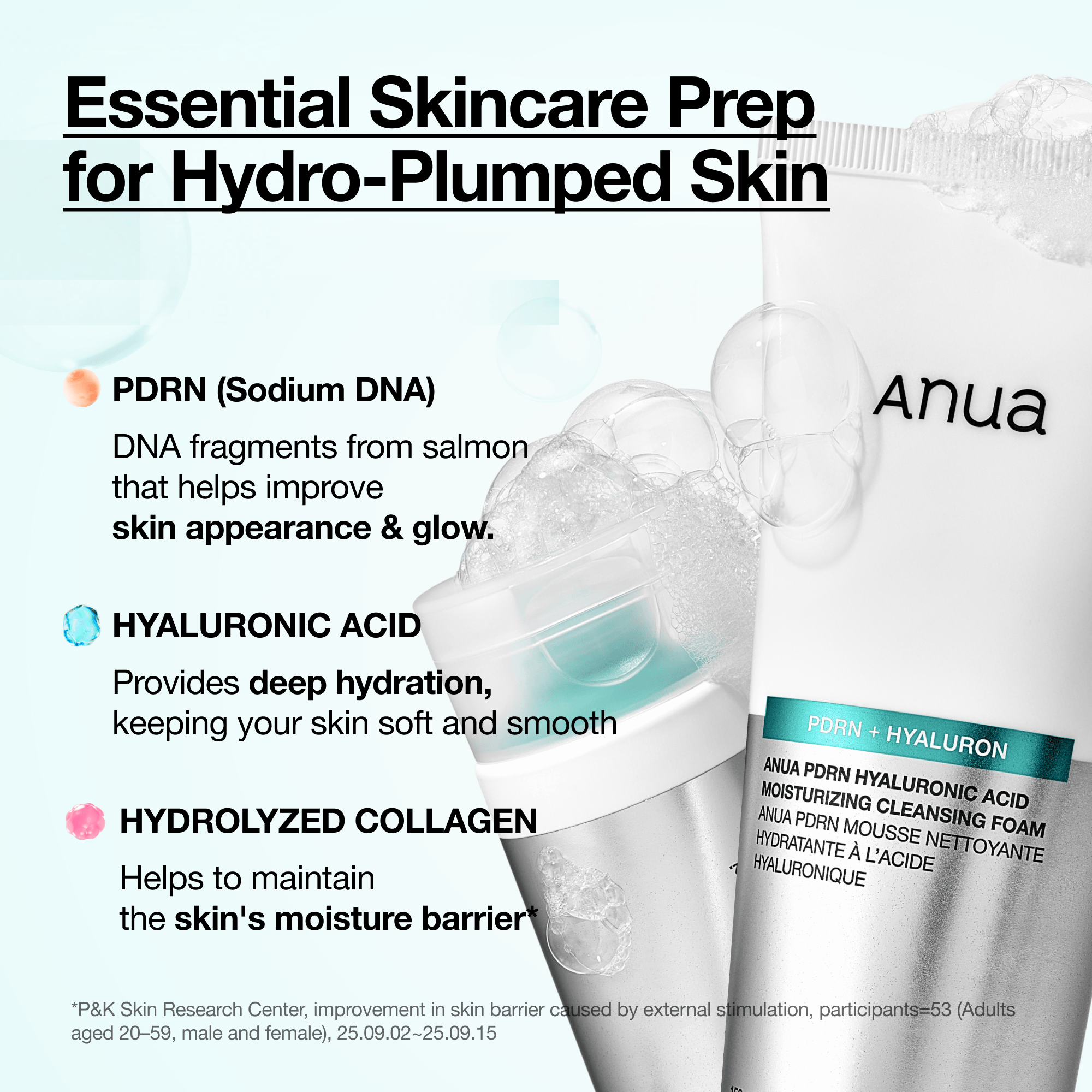 Anua PDRN Hyaluronic Acid Moisturizing Cleansing Foam - view 5