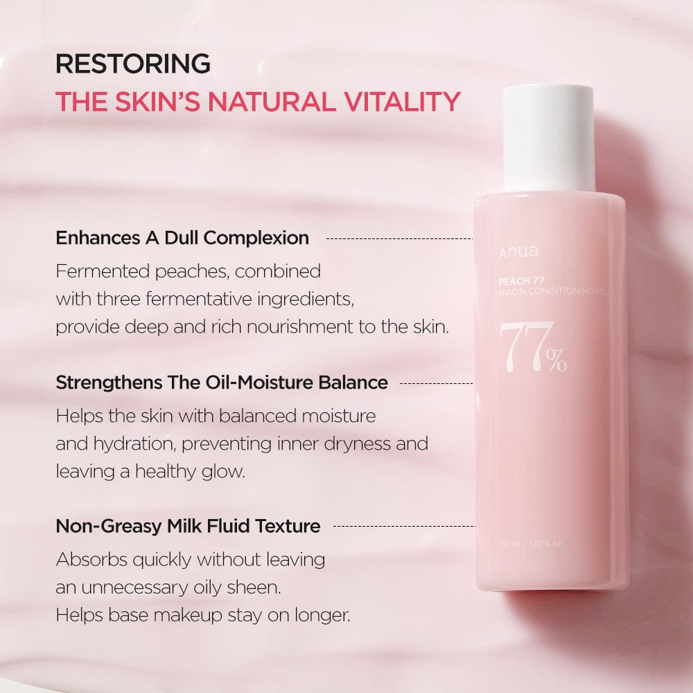 Anua Peach 77 Niacin Conditioning Milk - view 3