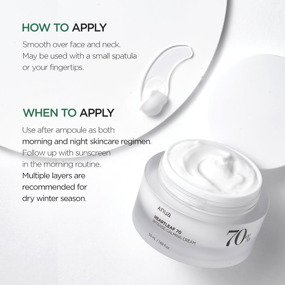Anua Heartleaf 70% Intense Calming Cream - view 5