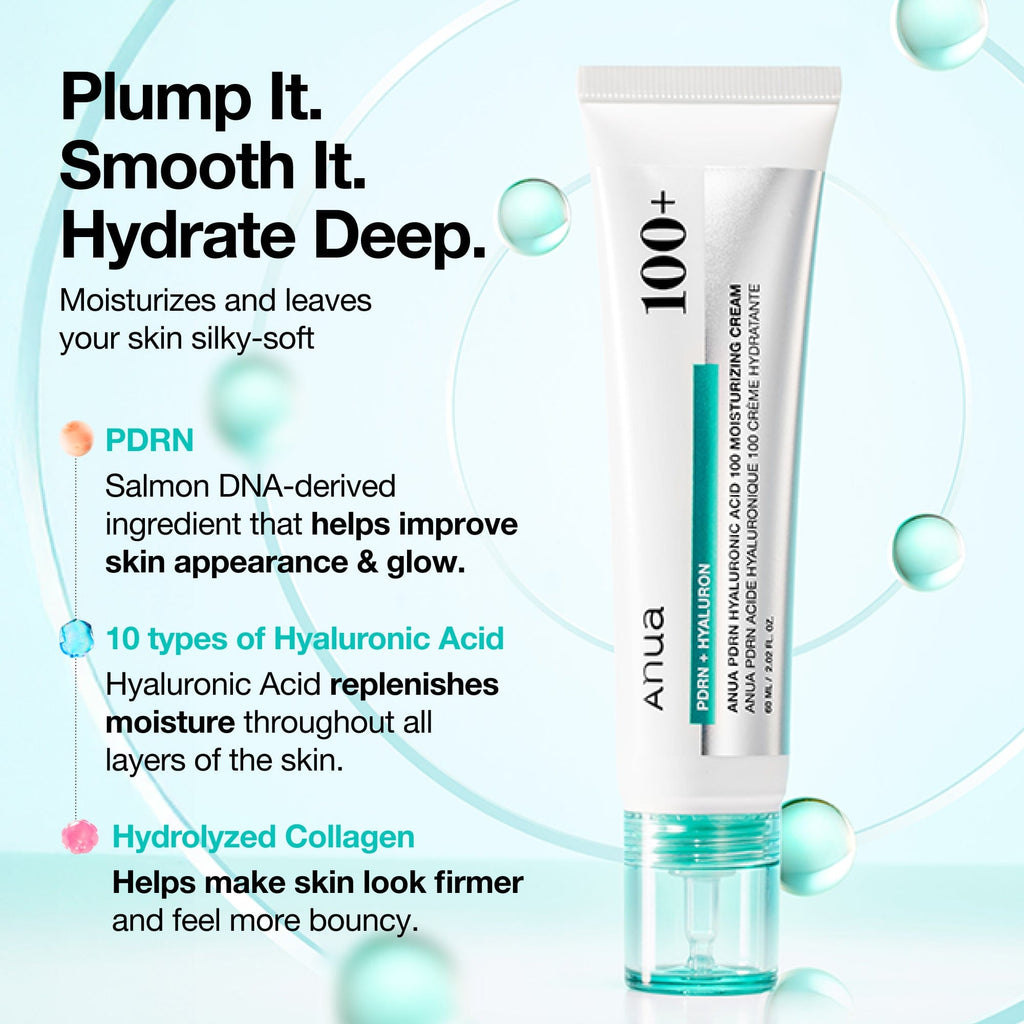 Anua PDRN Hyaluronic Acid 100 Moisturizing Cream - view 3