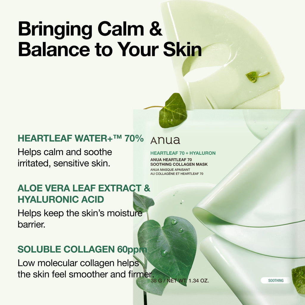 Anua Heartleaf 70 Soothing Collagen Mask - view 3