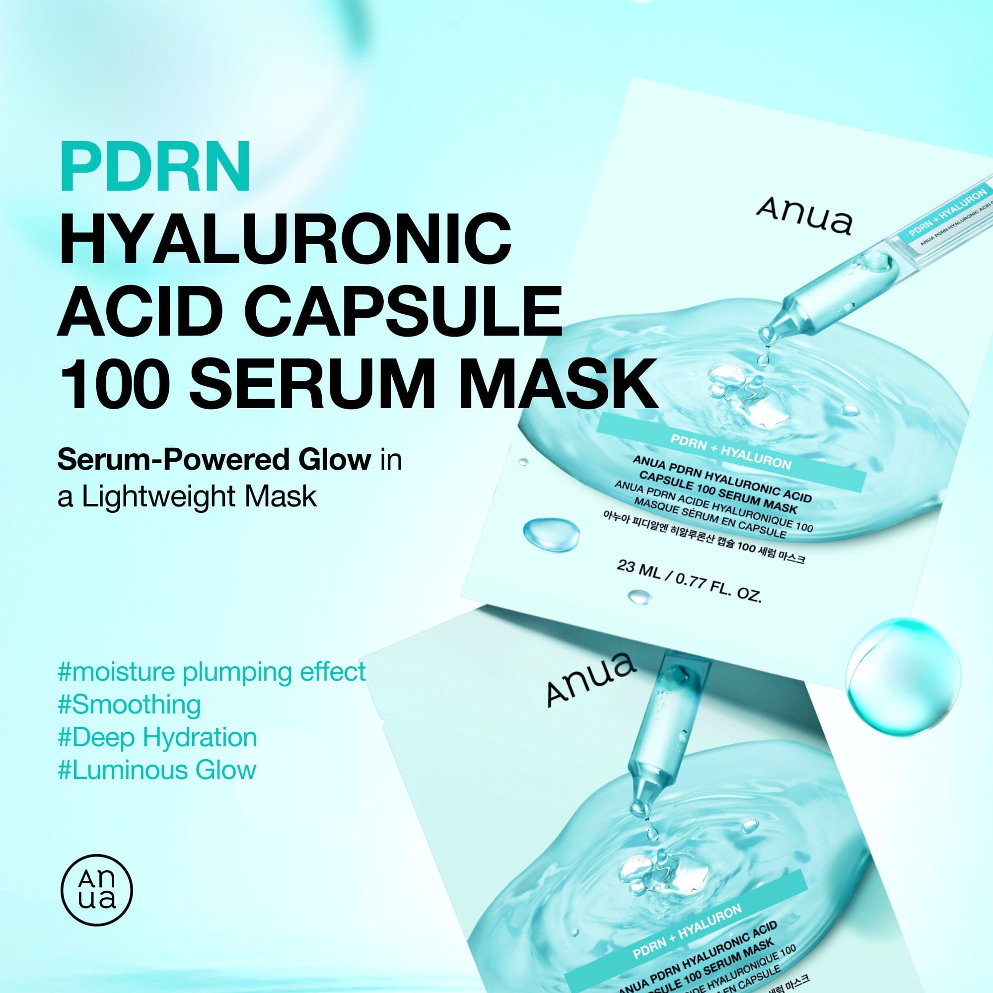 Anua [BOGO] PDRN Hyaluronic Acid Capsule 100 Serum Mask - view 2