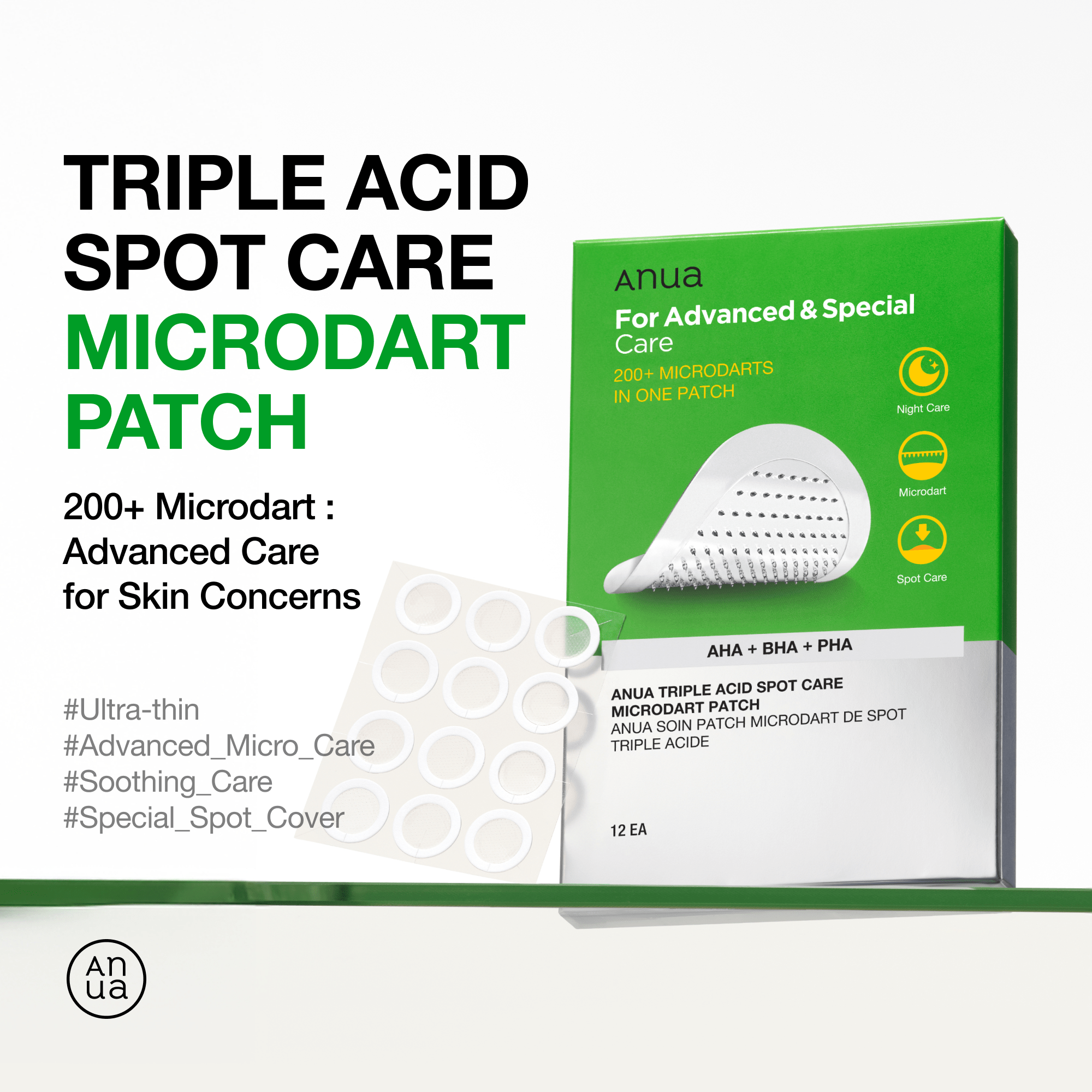 Anua Triple Acid Spot Care Microdart Patch - view 2