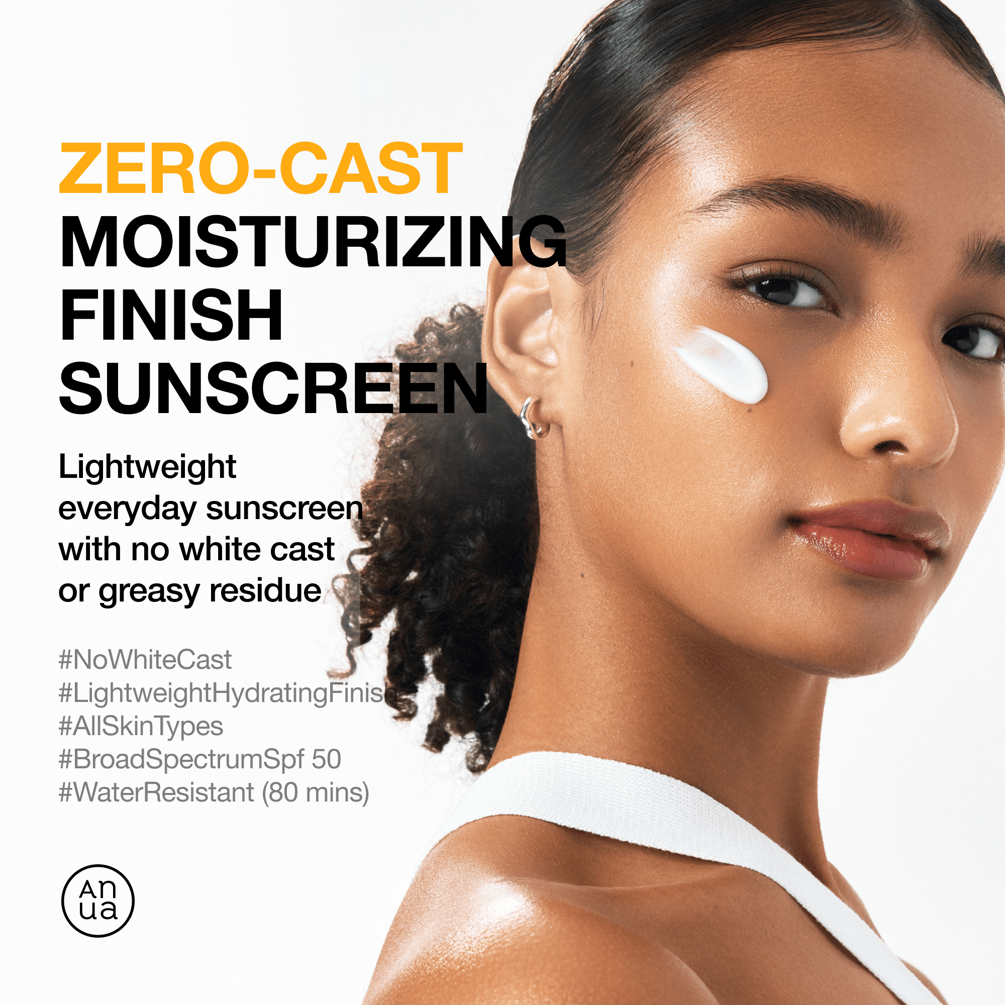 Anua Zero-cast Moisturizing Finish Sunscreen - view 2