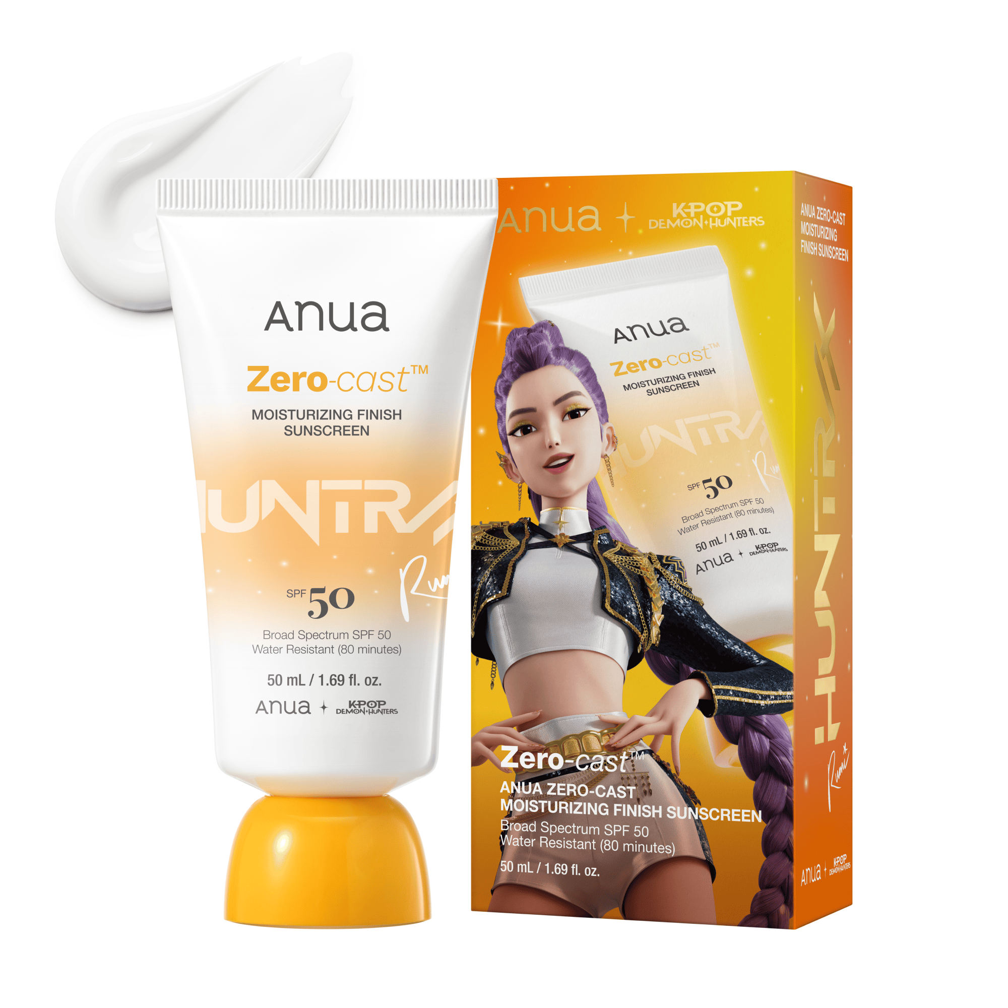 Anua Zero-Cast Moisturizing Sunscreen SPF 50 - view 2