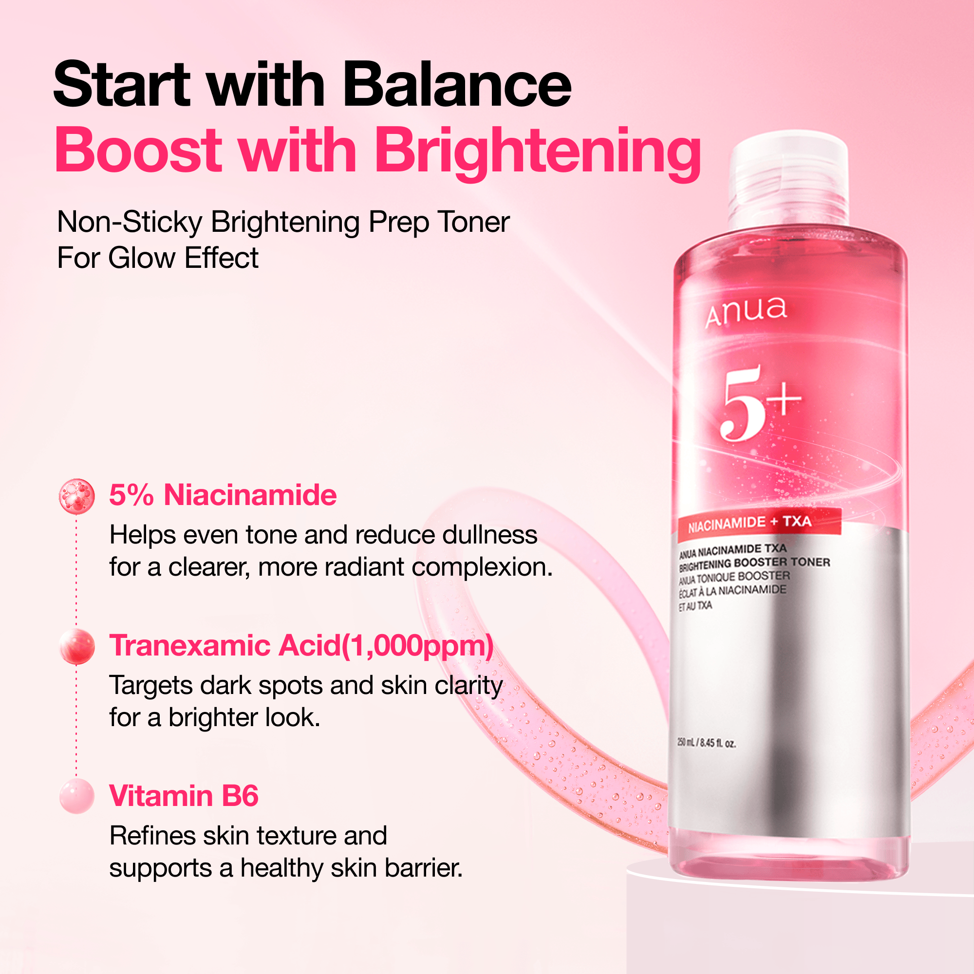 Anua Niacinamide Tranexamic Acid Brightening Booster Toner - view 5
