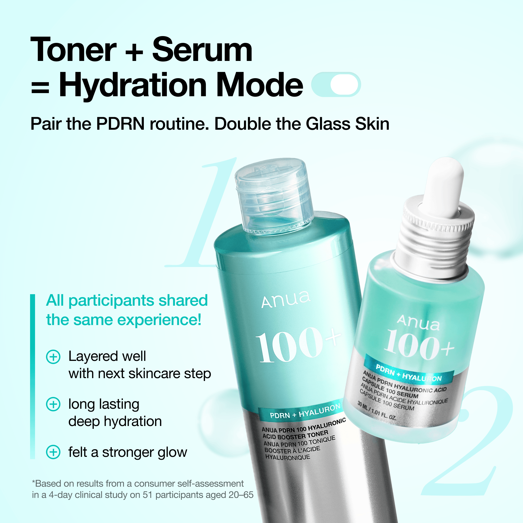 Anua PDRN 100 Hyaluronic Acid Booster Toner - view 6
