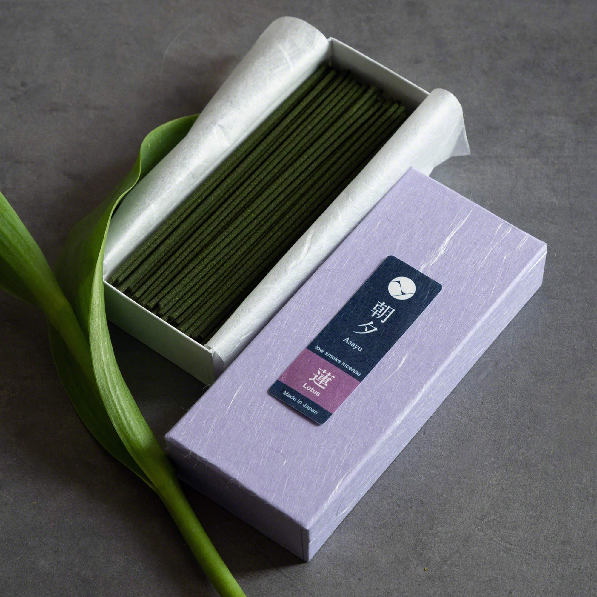 Asayu Japan Lotus Low Smoke Incense Sticks 40g