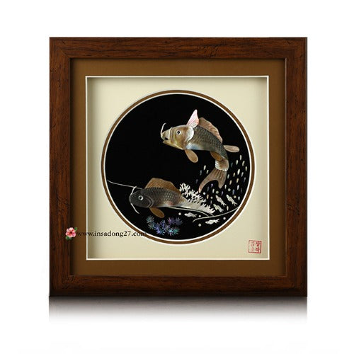 Najeon Mother-of-Pearl Mother-of-Pearl Frame - Carp, Large