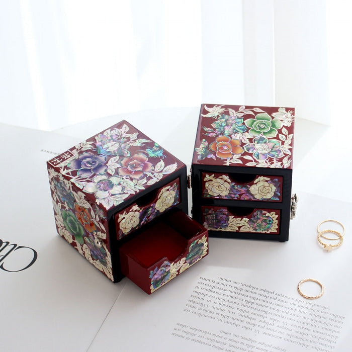 Najeon Mother-of-Pearl Jewelry Box - Rose, Small (by Kim Young - man) - view 2