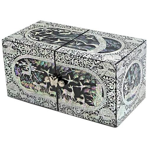 Insadong Craft Korean Mother-of-Pearl Lacquerware - Handmade Seoul Design No.8 - view 7