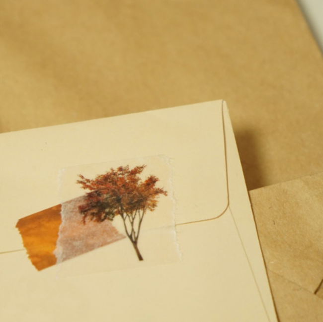 Inside Object Stationery — 가을나무 마스킹 테이프