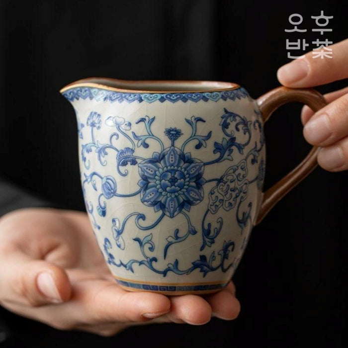 KOHGANE Korean Tea Ceremony Tea Set Cooling Bowl Ceramic - Tea Ritual Object