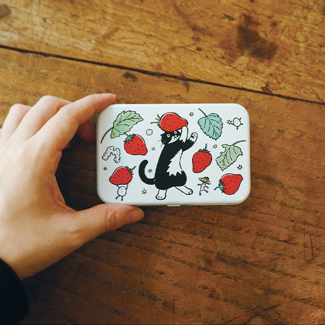Inside Object Stationery — Strawberry Mo_틴케이스