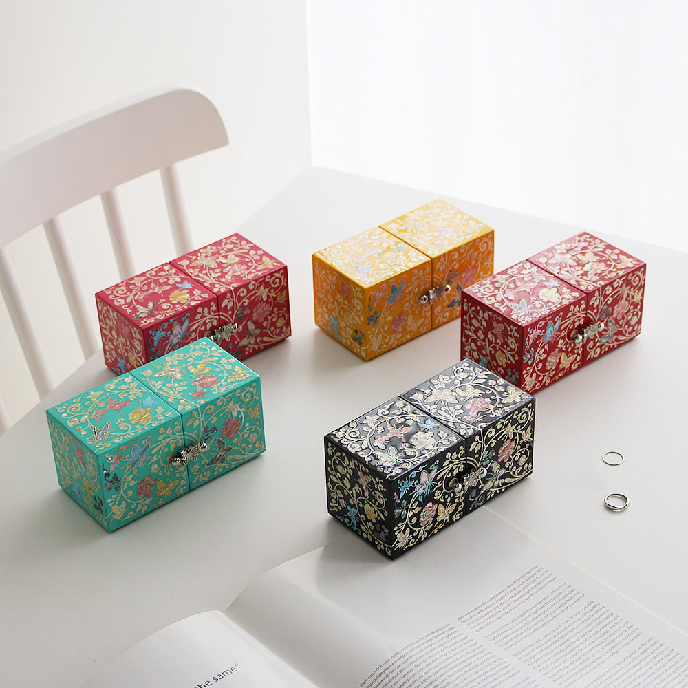 Najeon Mother-of-Pearl Jewelry Box - Butterfly 5cm - view 4