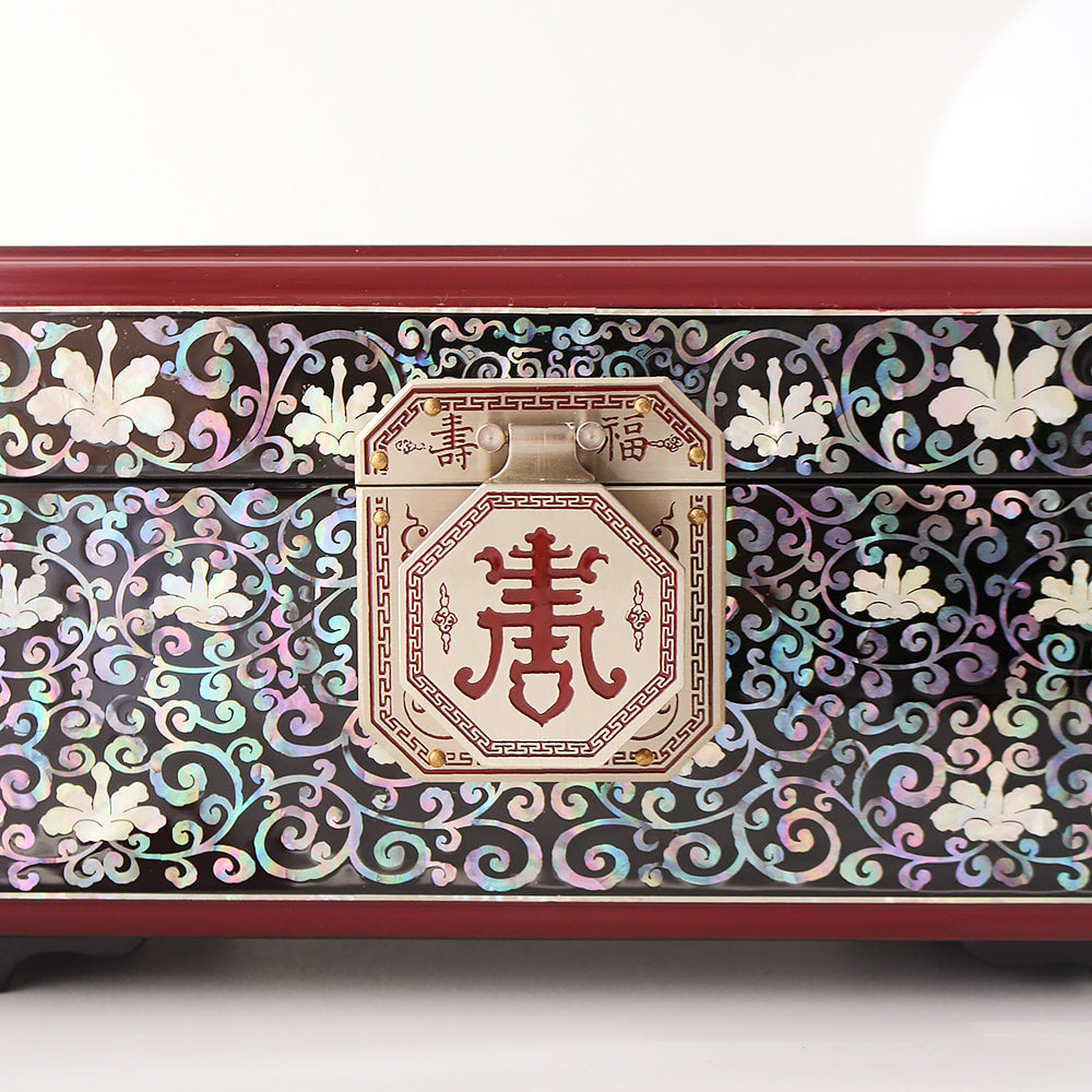 Najeon Mother-of-Pearl Jewelry Box - Crane - view 3