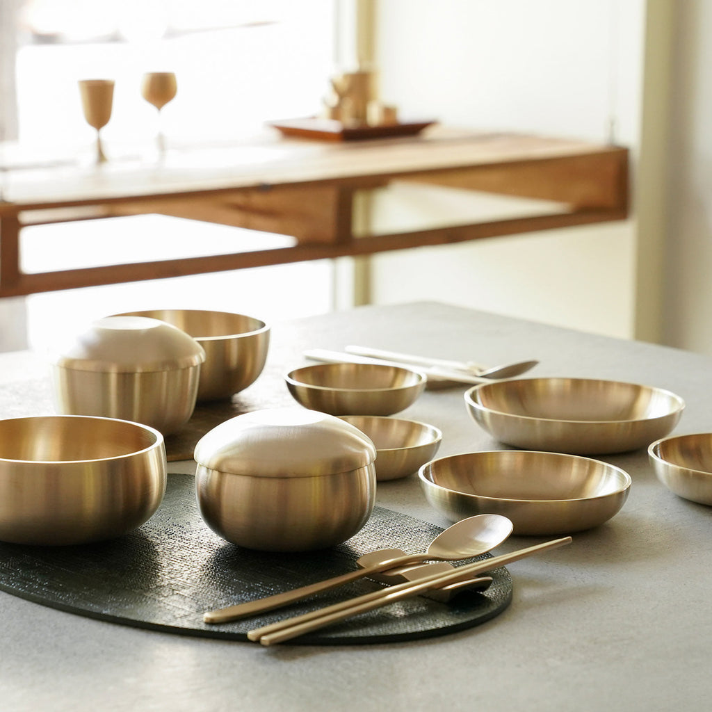 Notdam Bangjja Brass Dinnerware Set for 2 - Royal Palace - view 3