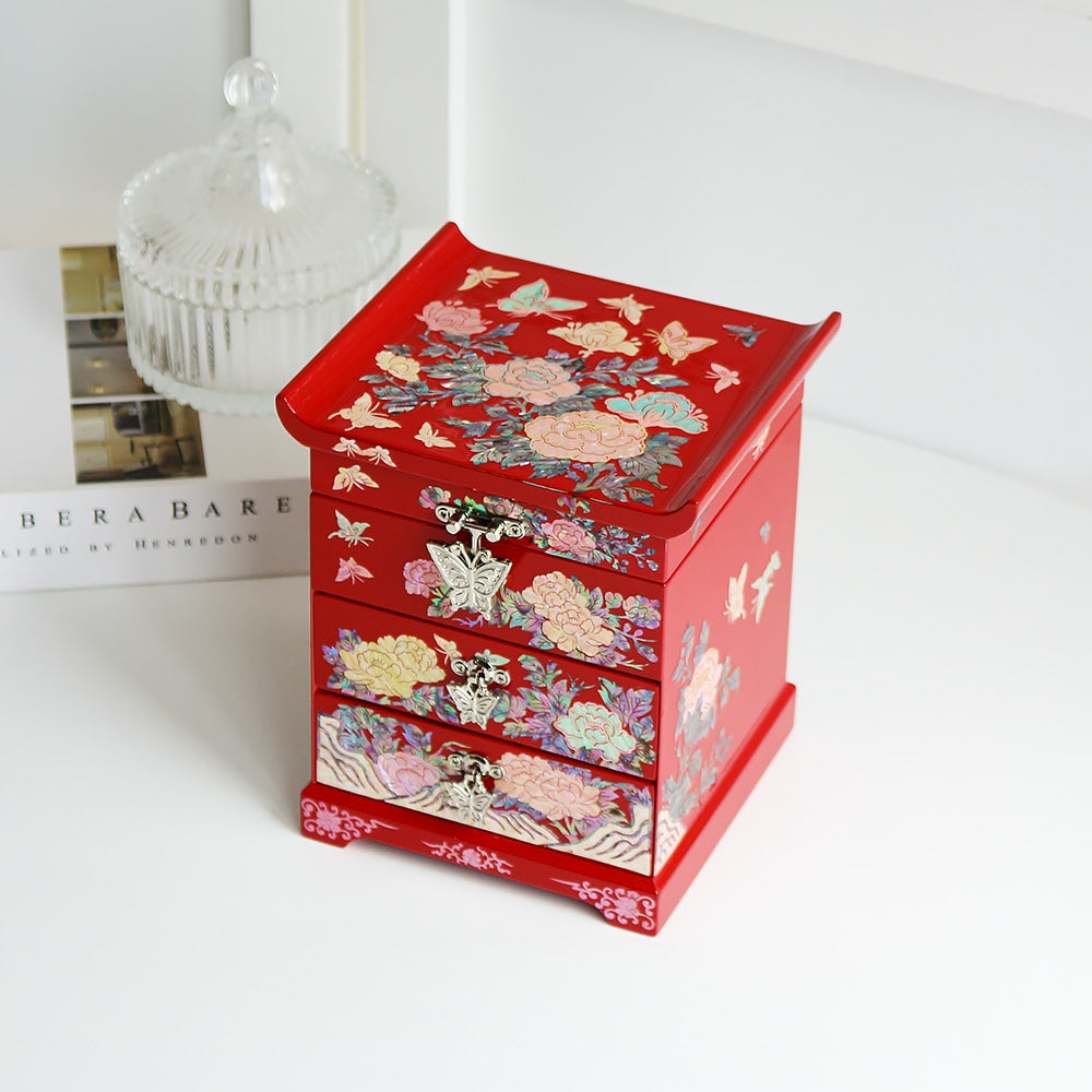 Najeon Mother-of-Pearl Jewelry Box - Crane 25cm - view 3