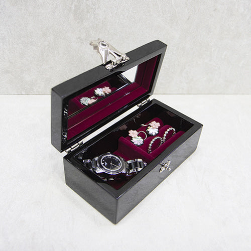 Najeon Mother-of-Pearl Jewelry Box - Crane & Pine, 1 - Tier (by Oh Myung - ho) (II) - view 7