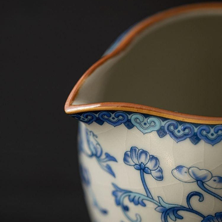 KOHGANE Korean Tea Ceremony Tea Set Cooling Bowl Ceramic - Tea Ritual Object - view 5