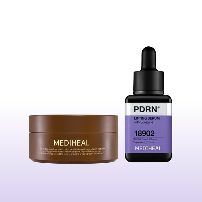 Mediheal PDRN Serum + Retinol Eye Patch Duo