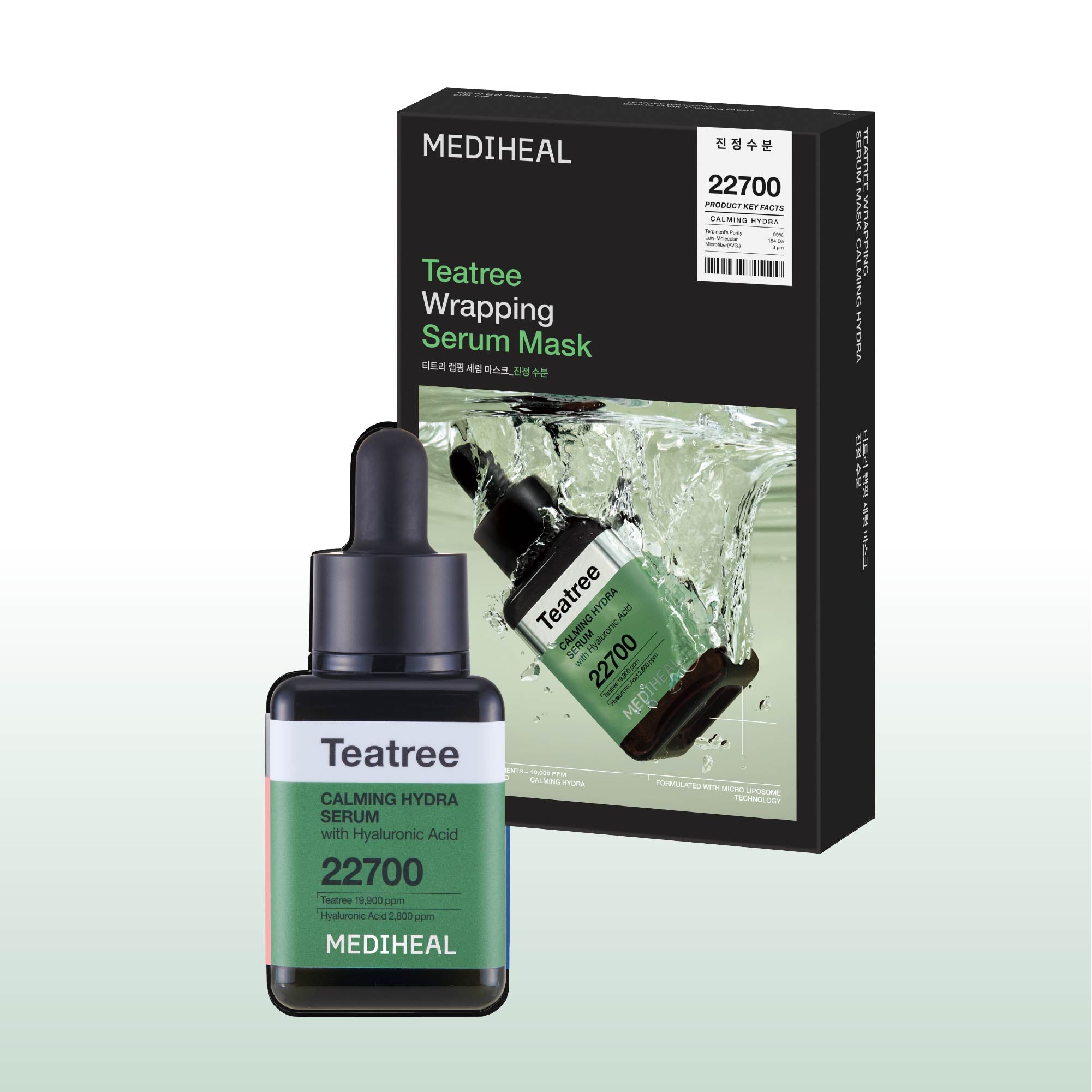 Mediheal Teatree Calming Duo (Serum + Wrapping Serum Mask)
