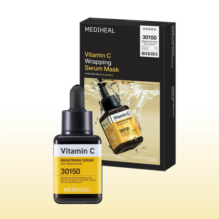 Mediheal Vitamin C Brightening Duo (Serum + Wrapping Serum Mask)