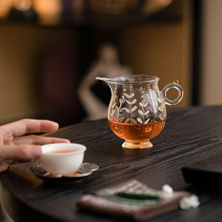 KOHGANE Korean Teapot Teacup Cooling Bowl Glass - Tea Ritual Object - view 4