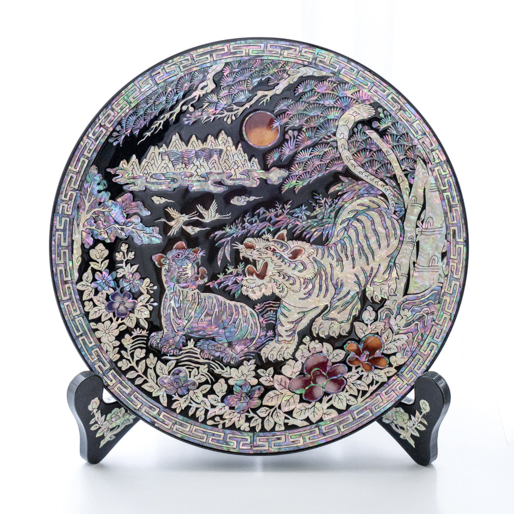 Insadong Craft Korean Mother-of-Pearl Lacquerware - Handmade Seoul Design No.7 - view 8