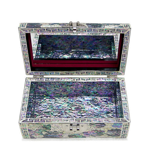 Najeon Mother-of-Pearl Jewelry Box - Peony, 2 - Tier, Small (by Oh Myung - ho) - view 6