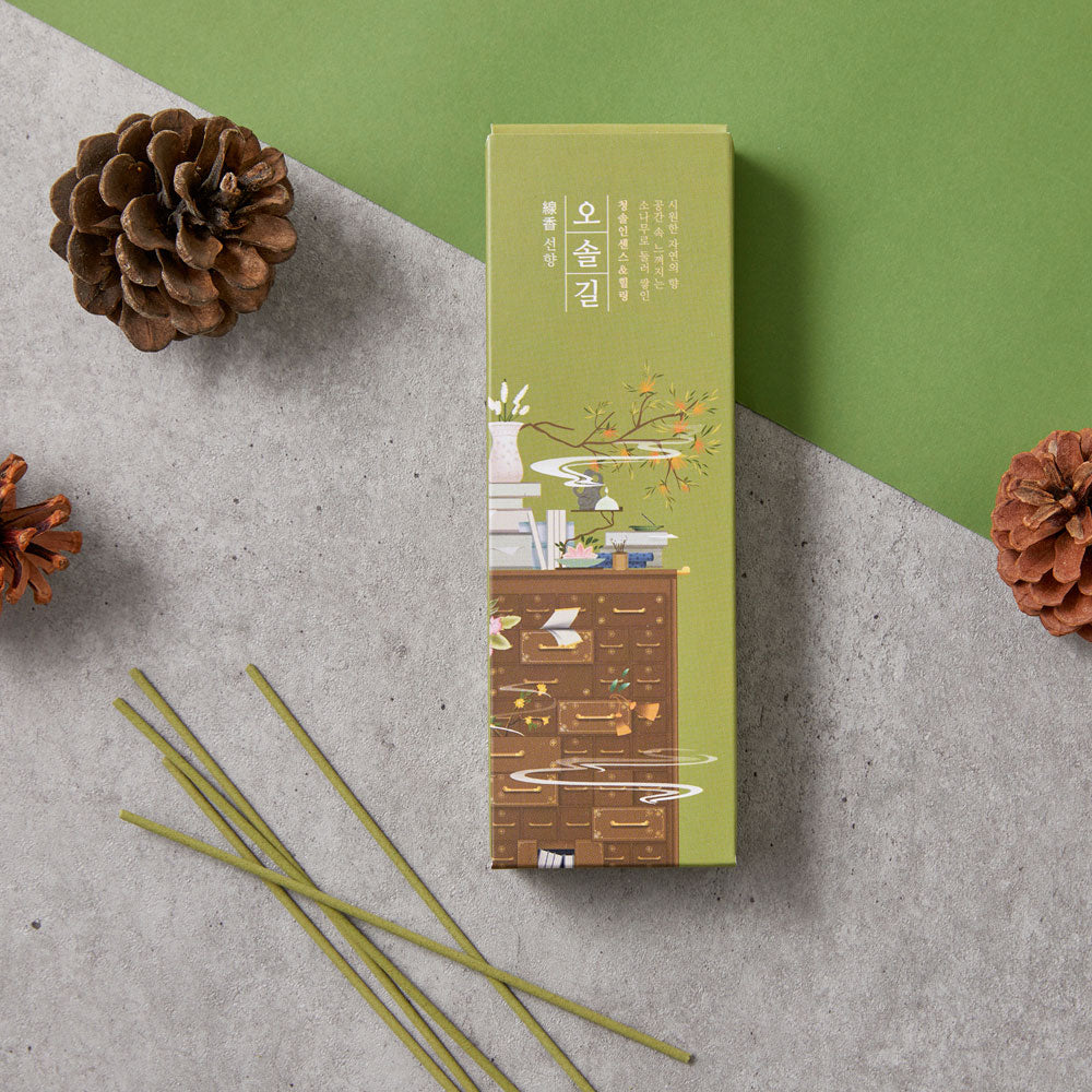 KOHGANE Green Pine Forest Path Incense - Korean Meditation & Sleep Ritual - view 2
