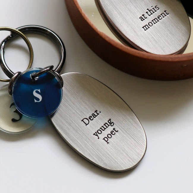 Inside Object Keyring — Words 금속 키링 2종 실버