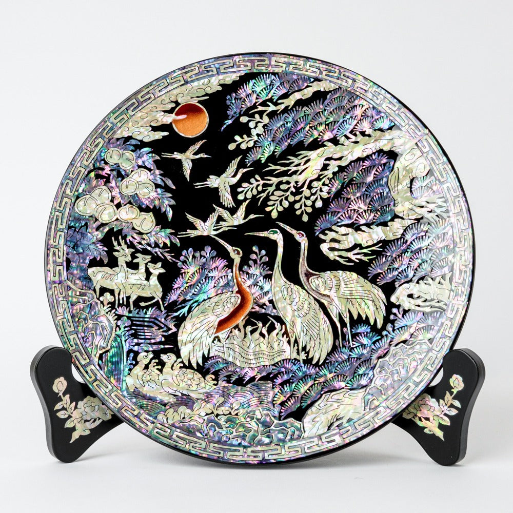Insadong Craft Korean Mother-of-Pearl Lacquerware - Handmade Seoul Design No.4 - view 2