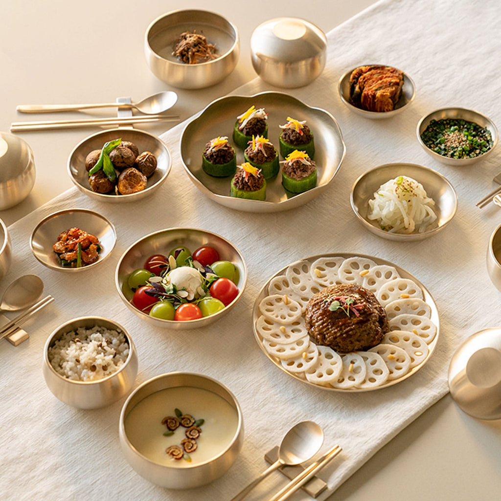 Notdam Bangjja Brass Dinnerware Set for 4 - Royal Palace - view 4