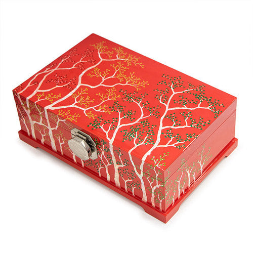 Najeon Mother-of-Pearl Jewelry Box - Red, 2 - Tier - view 6