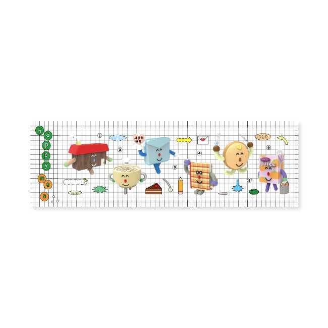 Inside Object Stationery — happy man sticker